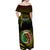 Personalised Vanuatu Off Shoulder Maxi Dress Yumi 43 Hapi Independens Dei Black Version - Wonder Print Shop