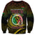 Personalised Vanuatu Sweatshirt Yumi 43 Hapi Independens Dei Black Version - Wonder Print Shop