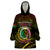 Personalised Vanuatu Wearable Blanket Hoodie Yumi 43 Hapi Independens Dei Black Version - Wonder Print Shop