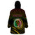 Personalised Vanuatu Wearable Blanket Hoodie Yumi 43 Hapi Independens Dei Black Version - Wonder Print Shop