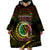 Personalised Vanuatu Wearable Blanket Hoodie Yumi 43 Hapi Independens Dei Black Version - Wonder Print Shop