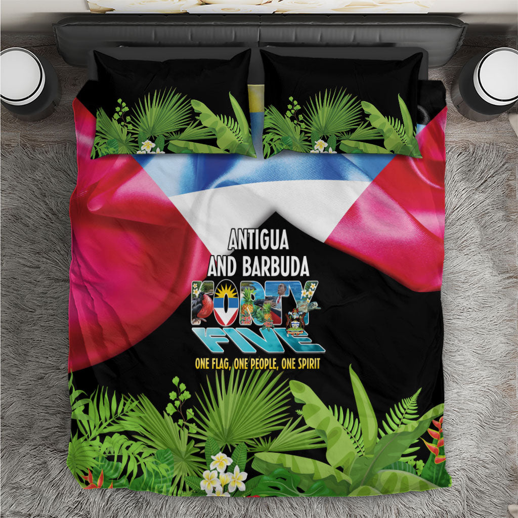 Antigua and Barbuda Independence Day Bedding Set 44th Anniversary One Flag One People One Spirit - Wonder Print Shop