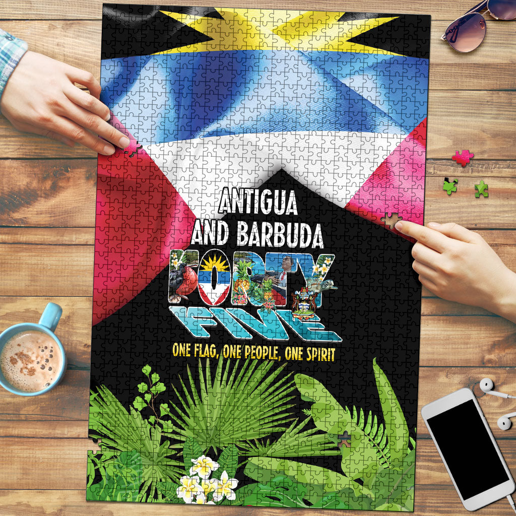 Antigua and Barbuda Independence Day Puzzle 44th Anniversary One Flag One People One Spirit - Wonder Print Shop
