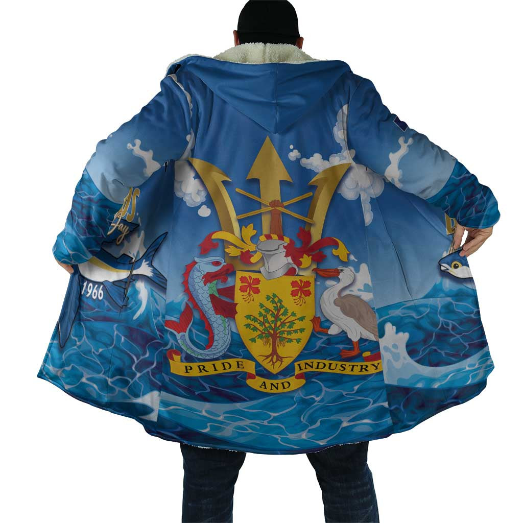 Barbados Independence Day Cloak Gold Trident and Flying Fish - Wonder Print Shop