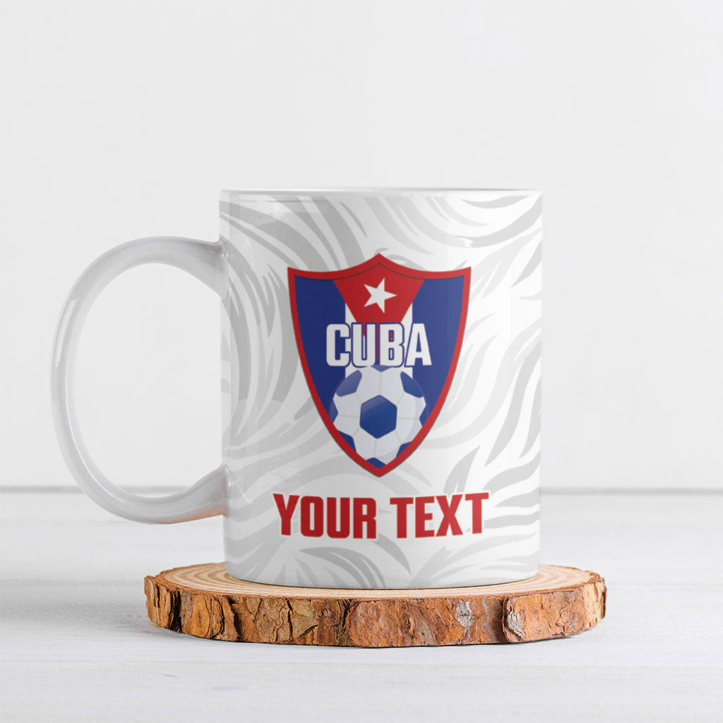 Cuba Football 2026 Custom Ceramic Mug Vamos Los Leones del Caribe