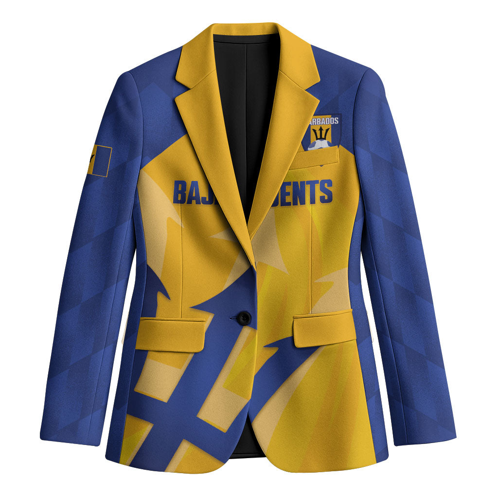 Barbados Football 2026 Custom Blazer Go Bajan Tridents