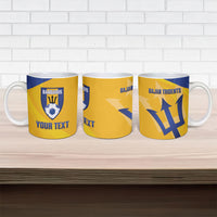 Barbados Football 2026 Custom Ceramic Mug Go Bajan Tridents
