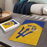 Barbados Football 2026 Custom Puzzle Go Bajan Tridents