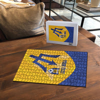 Barbados Football 2026 Custom Puzzle Go Bajan Tridents