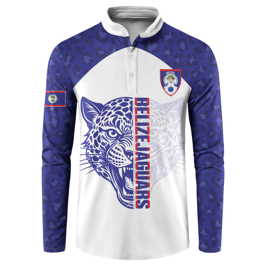 Belize Football 2026 Custom Button Sweatshirt Go Jaguars