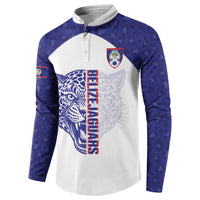 Belize Football 2026 Custom Button Sweatshirt Go Jaguars