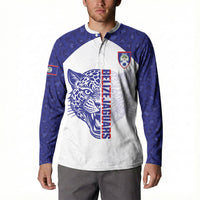 Belize Football 2026 Custom Button Sweatshirt Go Jaguars