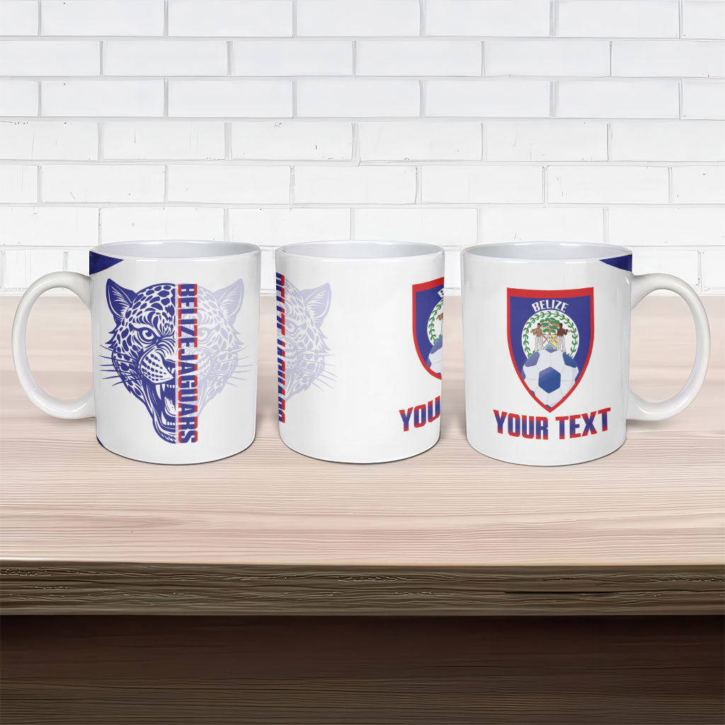 Belize Football 2026 Custom Ceramic Mug Go Jaguars