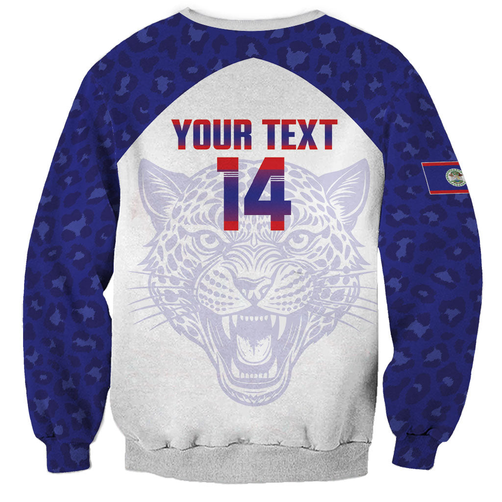 Belize Football 2026 Custom Sweatshirt Go Jaguars
