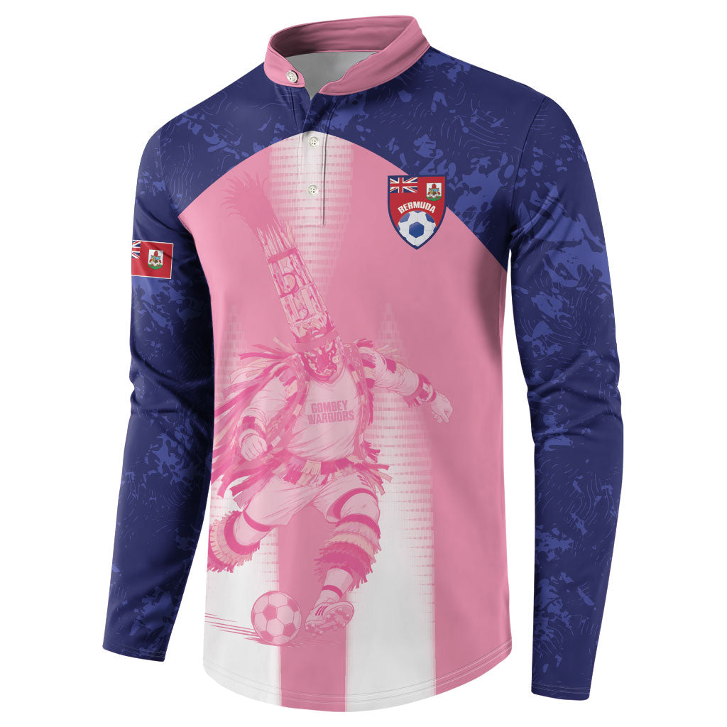 Bermuda Football 2026 Custom Button Sweatshirt Go Gombey Warriors