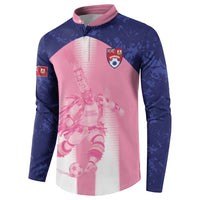 Bermuda Football 2026 Custom Button Sweatshirt Go Gombey Warriors
