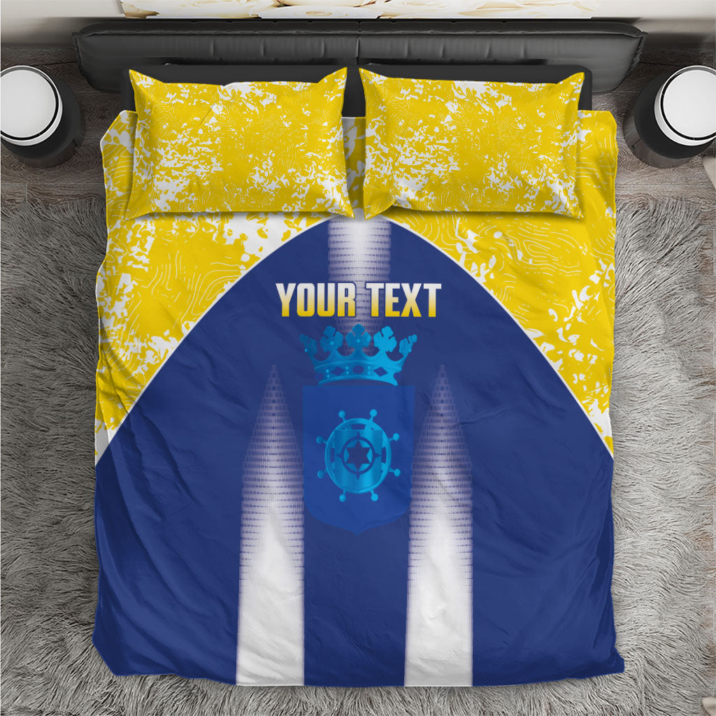 Bonaire Football 2026 Custom Bedding Set Coat Of Arms Sporty Style