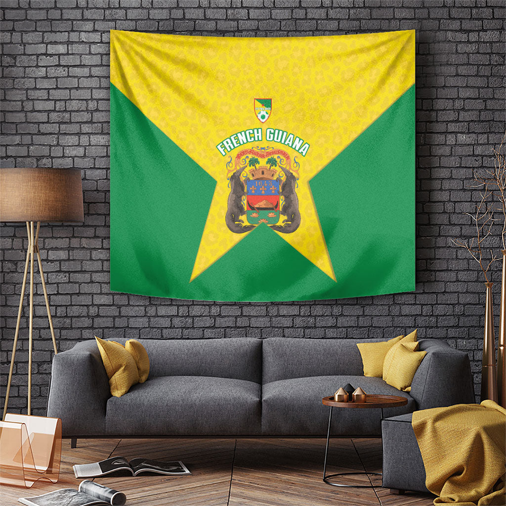 French Guiana Football 2026 Tapestry Allez Les Yana Dokos