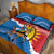 Personalised Antigua and Barbuda Independence Day Quilt Bed Set Fallow Deer With Flag - Wonder Print Shop