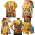 Mexico Day Of The Dead Family Matching Mermaid Dress and Hawaiian Shirt Sugar Skull Girl With Guitar Colorful Vibes