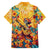 Mexico Day Of The Dead Family Matching Off Shoulder Short Dress and Hawaiian Shirt Sugar Skull Girl With Guitar Colorful Vibes