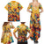 Mexico Day Of The Dead Family Matching Summer Maxi Dress and Hawaiian Shirt Sugar Skull Girl With Guitar Colorful Vibes