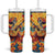 Mexico Day Of The Dead Tumbler With Handle Sugar Skull Girl With Guitar Colorful Vibes