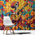 Mexico Day Of The Dead Window Curtain Sugar Skull Girl With Guitar Colorful Vibes