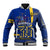 Personalised Barbados Independence Day Baseball Jacket 30 November Happy Anniversary Barbadian - Wonder Print Shop