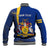 Personalised Barbados Independence Day Baseball Jacket 30 November Happy Anniversary Barbadian - Wonder Print Shop