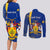 Personalised Barbados Independence Day Couples Matching Long Sleeve Bodycon Dress and Long Sleeve Button Shirt 30 November Happy Anniversary Barbadian - Wonder Print Shop