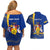 Personalised Barbados Independence Day Couples Matching Off Shoulder Short Dress and Hawaiian Shirt 30 November Happy Anniversary Barbadian - Wonder Print Shop