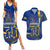 Personalised Barbados Independence Day Couples Matching Summer Maxi Dress and Hawaiian Shirt 30 November Happy Anniversary Barbadian - Wonder Print Shop