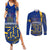 Personalised Barbados Independence Day Couples Matching Summer Maxi Dress and Long Sleeve Button Shirt 30 November Happy Anniversary Barbadian - Wonder Print Shop