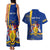 Personalised Barbados Independence Day Couples Matching Tank Maxi Dress and Hawaiian Shirt 30 November Happy Anniversary Barbadian - Wonder Print Shop