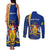 Personalised Barbados Independence Day Couples Matching Tank Maxi Dress and Long Sleeve Button Shirt 30 November Happy Anniversary Barbadian - Wonder Print Shop