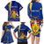 Personalised Barbados Independence Day Family Matching Long Sleeve Bodycon Dress and Hawaiian Shirt 30 November Happy Anniversary Barbadian - Wonder Print Shop