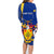 Personalised Barbados Independence Day Family Matching Long Sleeve Bodycon Dress and Hawaiian Shirt 30 November Happy Anniversary Barbadian - Wonder Print Shop