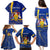 Personalised Barbados Independence Day Family Matching Puletasi Dress and Hawaiian Shirt 30 November Happy Anniversary Barbadian - Wonder Print Shop