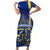 Personalised Barbados Independence Day Family Matching Short Sleeve Bodycon Dress and Hawaiian Shirt 30 November Happy Anniversary Barbadian - Wonder Print Shop