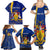 Personalised Barbados Independence Day Family Matching Summer Maxi Dress and Hawaiian Shirt 30 November Happy Anniversary Barbadian - Wonder Print Shop