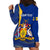 Personalised Barbados Independence Day Hoodie Dress 30 November Happy Anniversary Barbadian - Wonder Print Shop