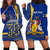 Personalised Barbados Independence Day Hoodie Dress 30 November Happy Anniversary Barbadian - Wonder Print Shop