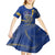 Personalised Barbados Independence Day Kid Short Sleeve Dress 30 November Happy Anniversary Barbadian - Wonder Print Shop