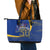 Barbados Independence Day Leather Tote Bag 30 November Happy Anniversary Barbadian - Wonder Print Shop