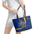 Barbados Independence Day Leather Tote Bag 30 November Happy Anniversary Barbadian - Wonder Print Shop