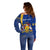 Personalised Barbados Independence Day Off Shoulder Sweater 30 November Happy Anniversary Barbadian - Wonder Print Shop