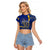 Personalised Barbados Independence Day Raglan Cropped T Shirt 30 November Happy Anniversary Barbadian - Wonder Print Shop