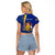 Personalised Barbados Independence Day Raglan Cropped T Shirt 30 November Happy Anniversary Barbadian - Wonder Print Shop