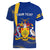 Personalised Barbados Independence Day Women V Neck T Shirt 30 November Happy Anniversary Barbadian - Wonder Print Shop